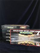 Six Scalextric Hazard Skid Chicanes.