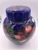 A Moorcroft 20cm Anemone Ginger Jar