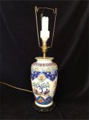 A Famille Rose style lamp base