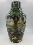 A Cobridge vase, 26cm tall, Cauldon Lock