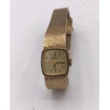 9ct gold Tissot Ladies watch