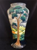 A large Moorcroft Pottery After The Storm pattern limited edition vase, circa 1999, designed by