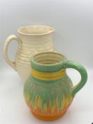 Two pottery jugs