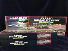 Vintage Scalextric Hazard Chicane Straight x 4