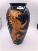 A Moorcroft Lions Den vase