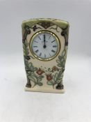 A limited edition Moorcroft clock 152/300