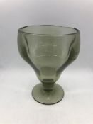 Whitefriars glass goblet vase H 195mm 1930's.