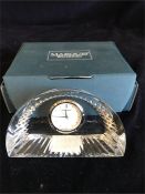 A Marquis Waterford Crystal clock