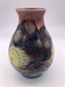 A Moorcroft vase 14 cm tall (M/3022) (Plum Tree)