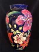 A Large 40cm tall Moorcroft vase R.J.B des 16.11.93