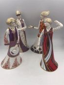 Four Royal Crown Derby Classic Collection figures of Penelope, Athena, Persephone and Dione, 22cm