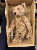 A Large Steiff Bear approx. 75cm tall in box, 1995. Teddy Bear 1904 Blond 65