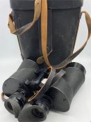 A Boxed set of SARD binoculars, BU Aero US Navy Mark 21