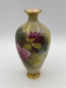 A hand painted Royal Worcester vase, 312. 13cm tall.