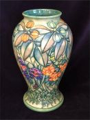 A Moorcroft rainforest vase 42cm tall limited edition 69/150