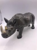 A Melba ware Rhinoceros (AF)