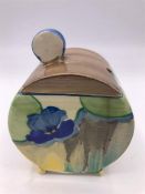 A Clarice Cliff Jam Jar (AF) with crack (See photo)