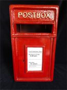 A Red postbox 270mm deep