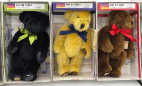 Three mini collectable Mr Bears