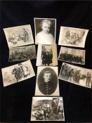 Ten Original press photographs of V I Lenin, J V Stalin and V M Molotov and others.