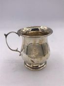 A silver christening cup, Birmingham 1931 by Marson and Jones
