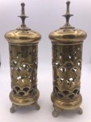 Two small Persian lanterns