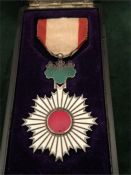 Japanese Order of the Rising V Class medal