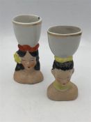A pair of Vintage egg cups.