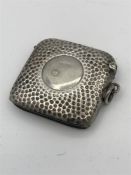 A silver, Birmingham hallmarked vesta case by Joseph Gloster.