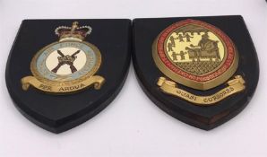 Wall Plaques for Uppingham and The RAF Regiment