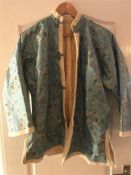 A Vintage Chinese silk blue jacket