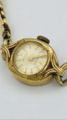 A 9ct gold Ladies Rotary watch