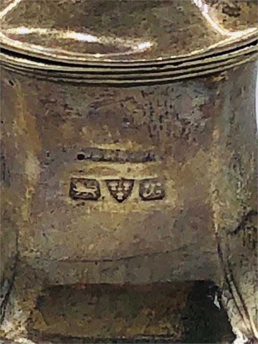 A silver pepper pot, hallmarked Chester. - Image 2 of 2