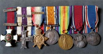 Great War "Old Contemptible", Gallantry Group of Seven Medals, to Lieutenant Colonel, Robert