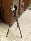 A Vintage Tripod light