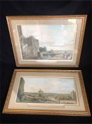 Two prints of Windsor Castle