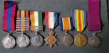 Rare Boer War and World War One , Royal Army Medical Corps, Distinguished Conduct Medal Group of