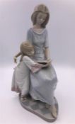 Lladro Figure 'Bedtime Story Figurine'