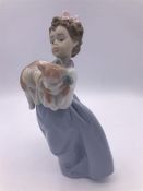 A Lladro Figure 'My Chubby Kitty' (20cm)