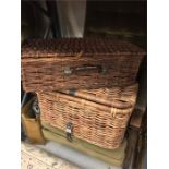 Two Wicker picnic hampers