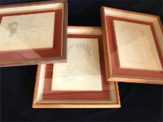 Three Box framed Picasso prints