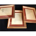 Three Box framed Picasso prints