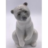 A Lladro Resting Polar Bear (12cm)