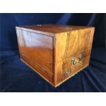 An 18th century gentlemans campaign chest belonged to Robert Crane Esq.