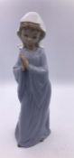 A Nao figure of a girl praying (28cm)