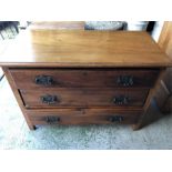 A three drawer chest of drawers 92cm x 43cm.