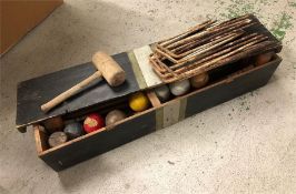 A Vintage Croquet set
