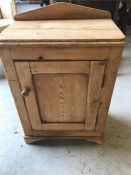 A Pine bedside table of cabinet 80cm x 53cm