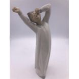 Lladro Figure Yawning Boy (21cm)