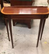 A Console or Hall table with inlay